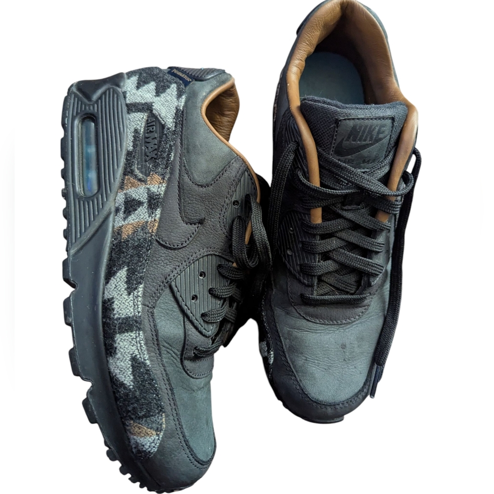 Nike Air Max 1 QS Pendleton 825512-004 Black Ale Brown Womm Size 8 Rare